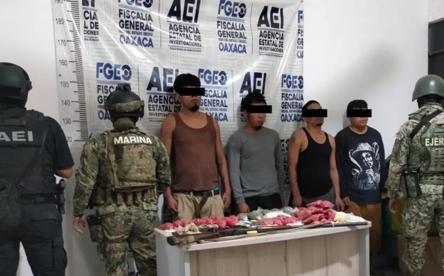 Vinculan a proceso a cuatro detenidos por drogas durante cateo en la Costa