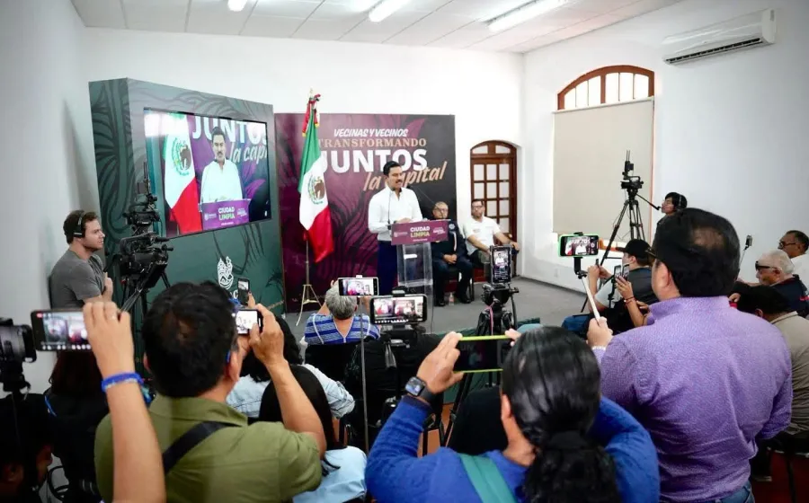 Ray Chagoya informa avances en seguridad para Oaxaca de Juárez