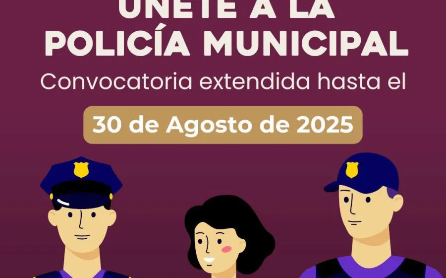 Amplían hasta el 30 de agosto la convocatoria para integrarse a la Policía Municipal de Oaxaca de Juárez