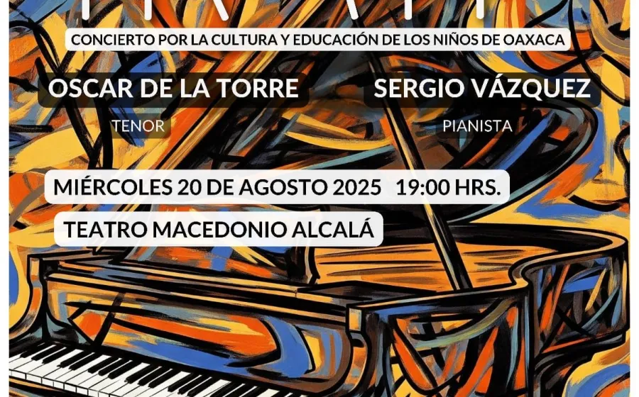 Óscar de la Torre y Sergio Vázquez ofrecerán el Concierto Entre Amigos en el Macedonio Alcalá