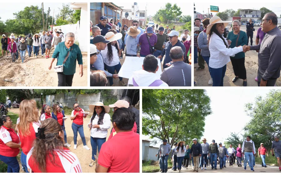 Colonia por colonia, Nancy Benítez atiende a familias xoxeñas