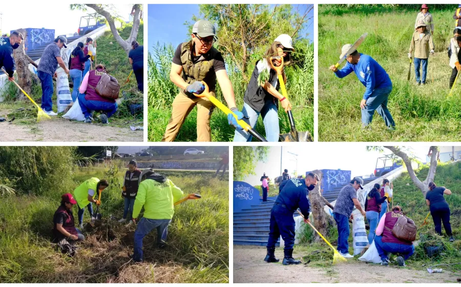 Avanza la estrategia Ciudad Limpia en inmediaciones del Río Atoyac