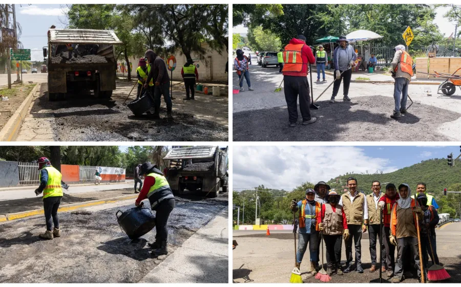 Inicia Bacheo en Avenida Tecnológico para Mejorar la Movilidad en Oaxaca de Juárez