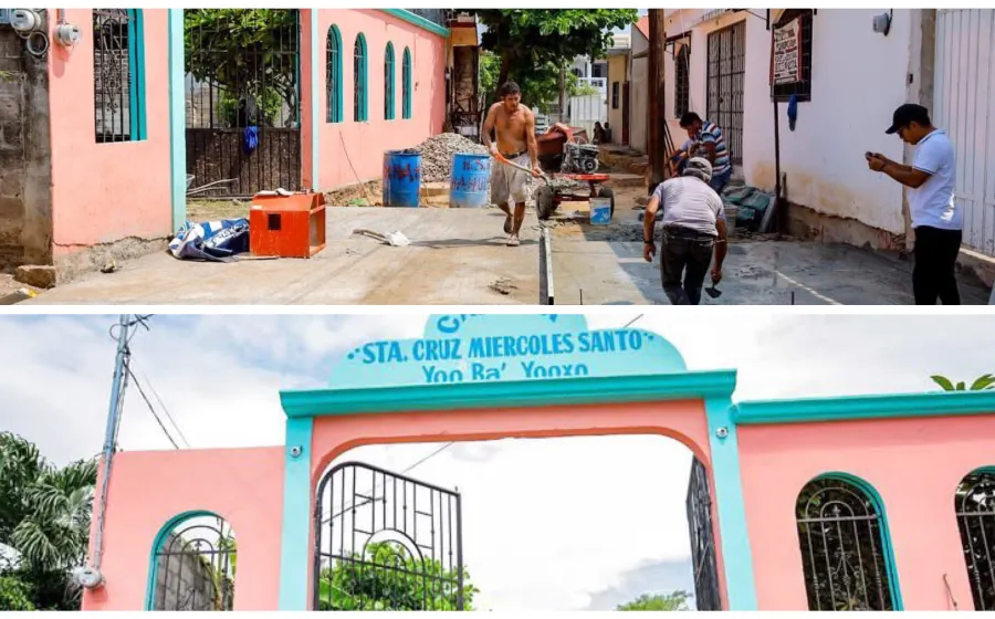 En próximos días será entregada la pavimentación del callejón “Miércoles Santo”