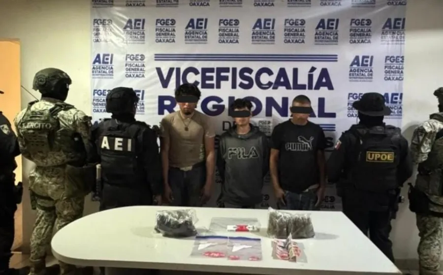 Vinculados a proceso tres de la banda “Los Cheches”, dedicada a la venta de drogas y robos en Huixtepec y Zimatlán