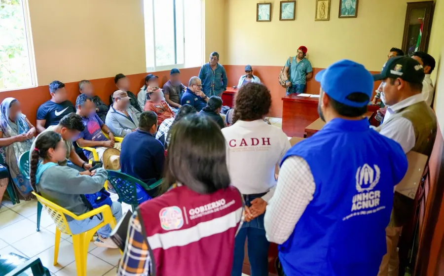 Implementan protocolo para el retorno de familias desplazadas por conflicto interno