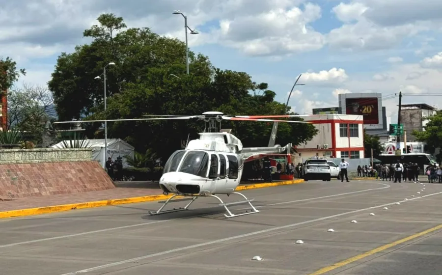 Realizan traslado aéreo directo al Hospital Dr. Aurelio Valdivieso de persona proveniente de Santiago Amoltepec