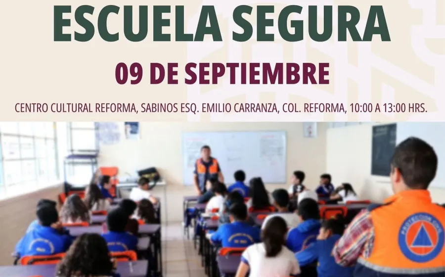Gobierno Municipal convoca a la ciudadanía al Foro Escuela Segura para impulsar la cultura de la prevención