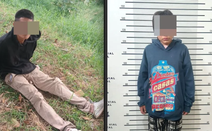 Asegura Policía Vial Estatal a dos personas presuntas responsables de robo en el puente Bicentenario