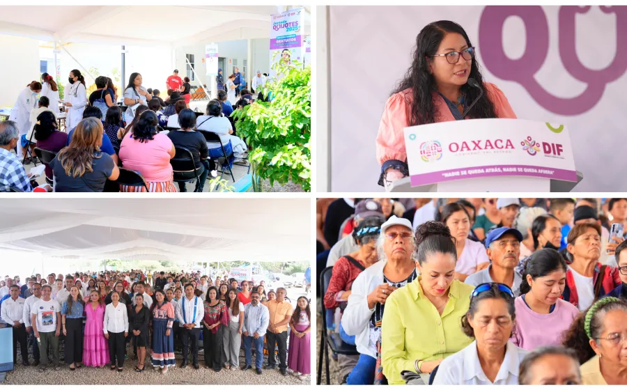 Destaca Nancy Benítez alianza interinstitucional con llegada de Quijotes a Xoxocotlán