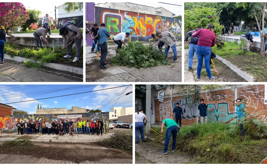 Tequio vecinal en San José La Noria refuerza la cultura de la limpieza y el trabajo colectivo