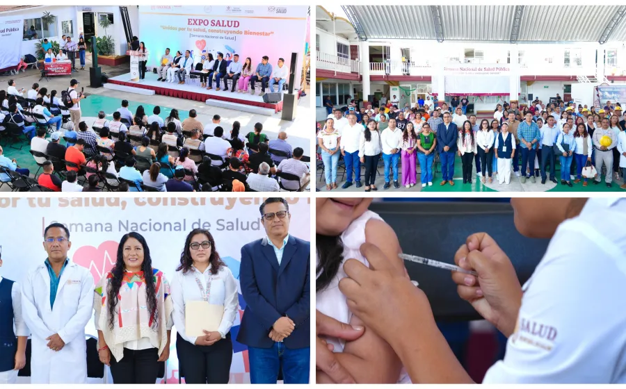 Inauguran en Xoxocotlán la Semana Nacional de Salud Pública 2025