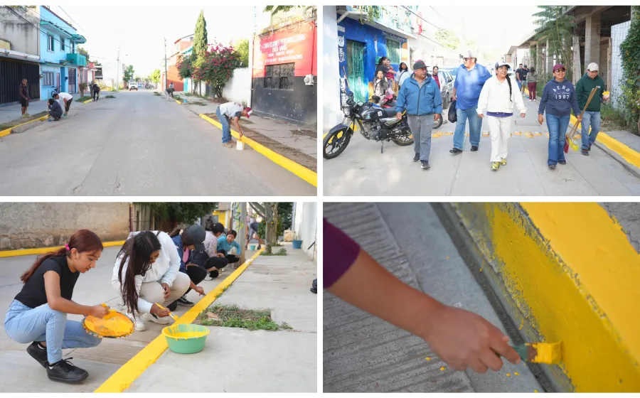 Realizan tequio en Xoxocotlán