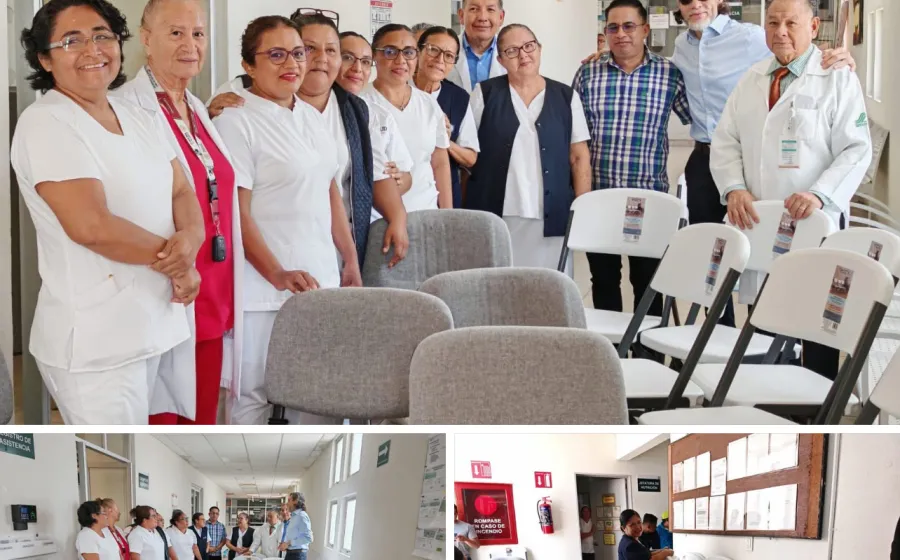 Fundación Nino entrega sillas en Hospital de Especialidades de Salina Cruz