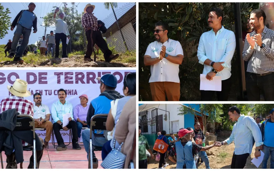 Domingo en Territorio llega a la Colonia Los Ángeles en Pueblo Nuevo
