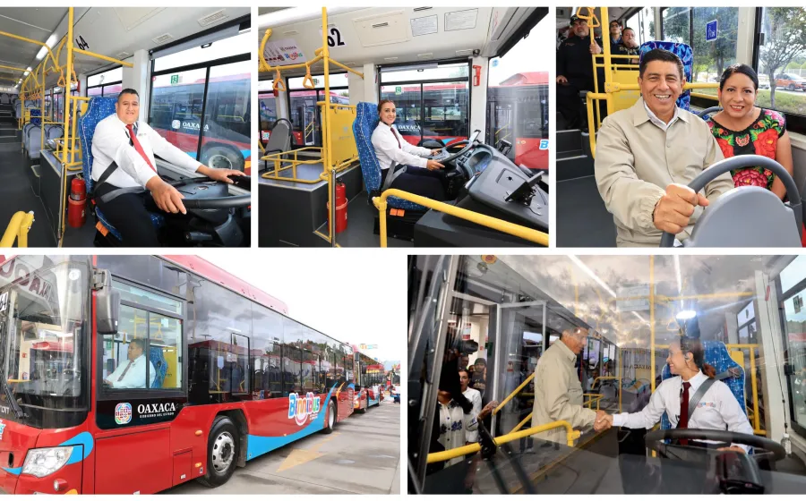 Xoxocotlán estrena ruta troncal del Binni Bus por una movilidad eficiente y sustentable
