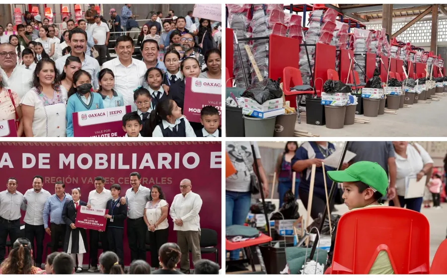 Reconoce Ray Chagoya apoyo del Gobierno de Oaxaca para mejorar la infraestructura educativa de la capital