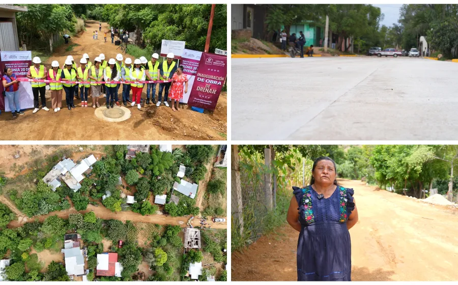 “Nunca pensé ver estas calles así”: familias celebran transformación en Xoxocotlán