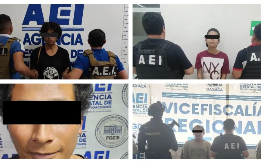 Por Violencia Familiar, Fiscalía de Oaxaca aprehende a cuatro personas en diferentes regiones