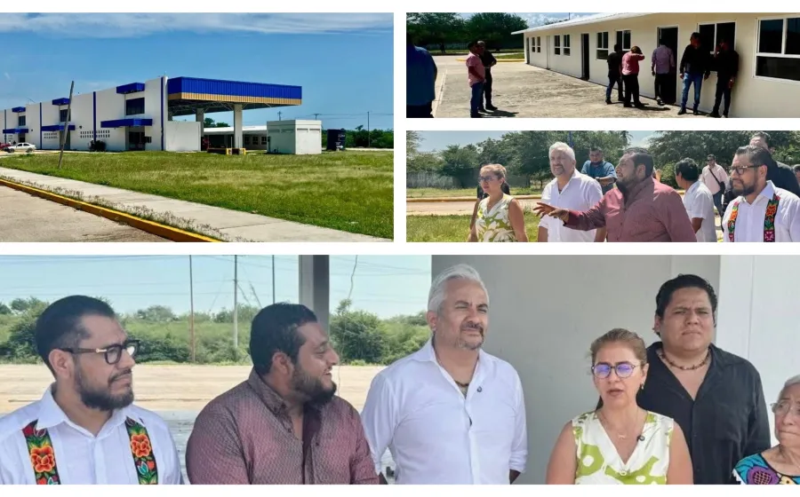 Avanzan instalaciones de medicina UABJO en Juchitán