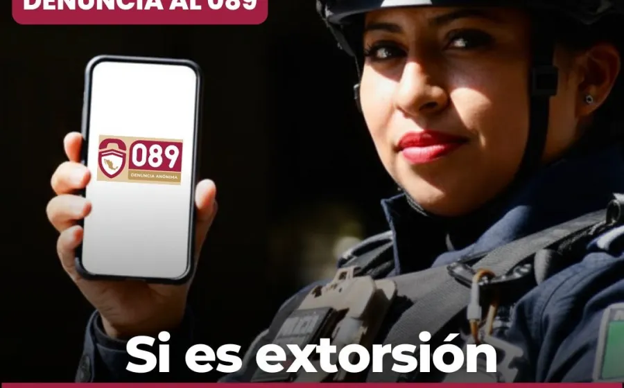 Refuerzan acciones para prevenir que la ciudadanía sea víctima del delito de extorsión