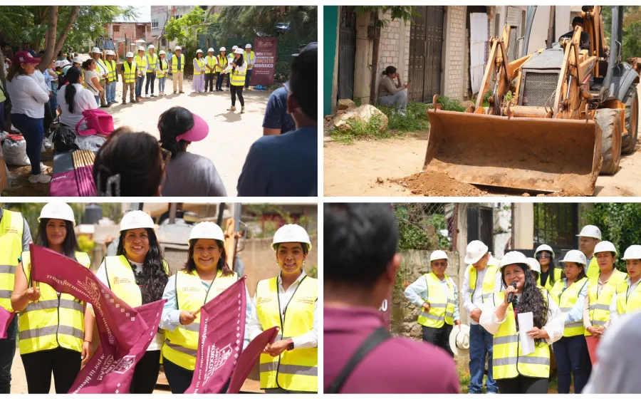 Por calles firmes y familias seguras, arranca Nancy Benítez obras en 3 colonias más