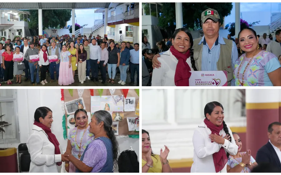 Farmacia Bienestar avanza en Xoxocotlán, más familias reciben tarjetas