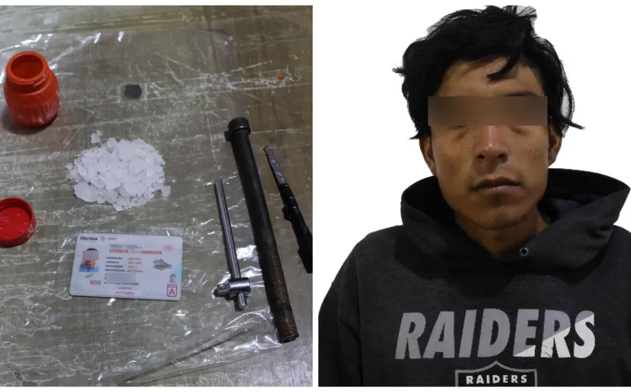 Lo detienen por estar presuntamente relacionado con cristalazos en la ciudad