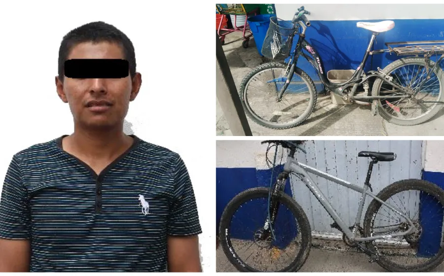 Policía Municipal detiene a una persona por el presunto robo de dos bicicletas