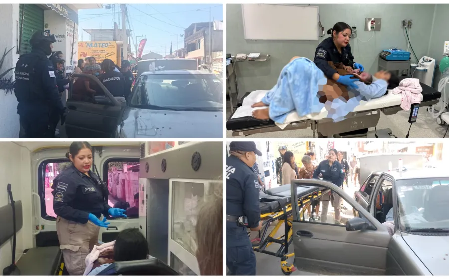 Paramédicos de Santa Lucía del Camino atienden parto en ambulancia