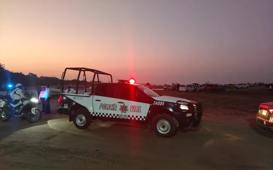 Despliega Policía Vial Estatal operativo de seguridad en Puerto Escondido durante Fiestas de Noviembre 2025