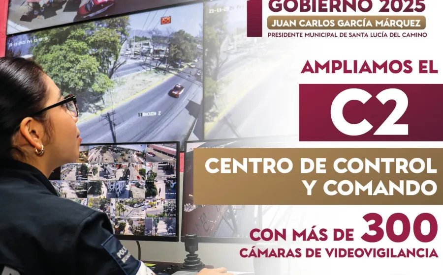 ¡Seguridad y tecnología que dan resultados en Santa Lucía del Camino! 