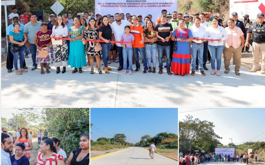 Miguel Quetu entrega pavimentación que mejora el paso de cientos en la Novena