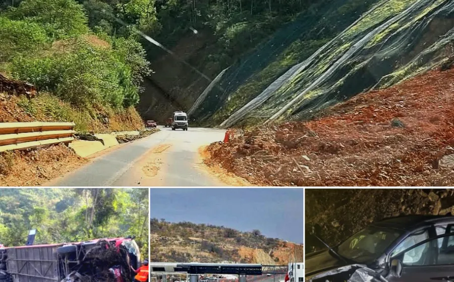 Abandonan obras de mantenimiento a la Costa, Capufe ni se inmuta
