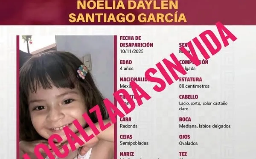 FGEO da acompañamiento a familia para identificación de niña Noelia 