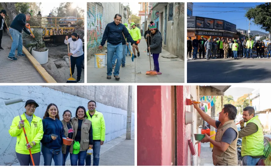 En San Martín Mexicápam se suman al Tequio Vecinal para fortalecer su entorno