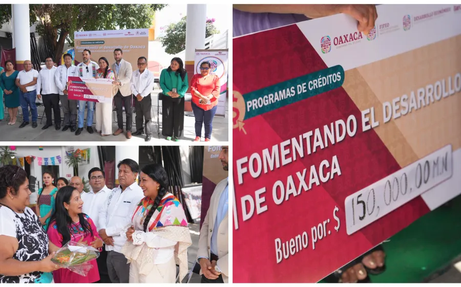 Emprendedores de Xoxocotlán reciben recurso para seguir creciendo