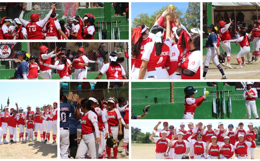 ¡Diablas de San Sebastián, campeonas del softbol femenil!
