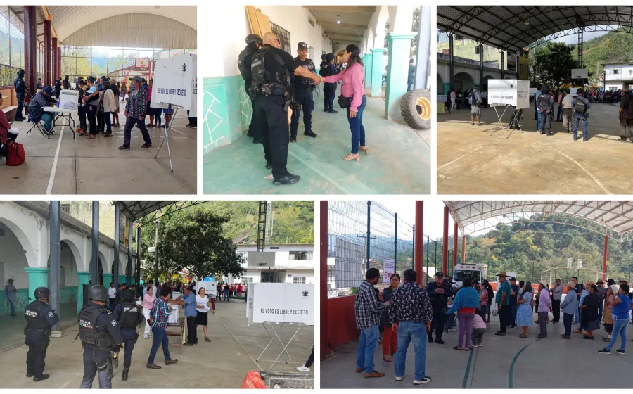 En paz elige Santigo Amoltepec a sus autoridades municipales