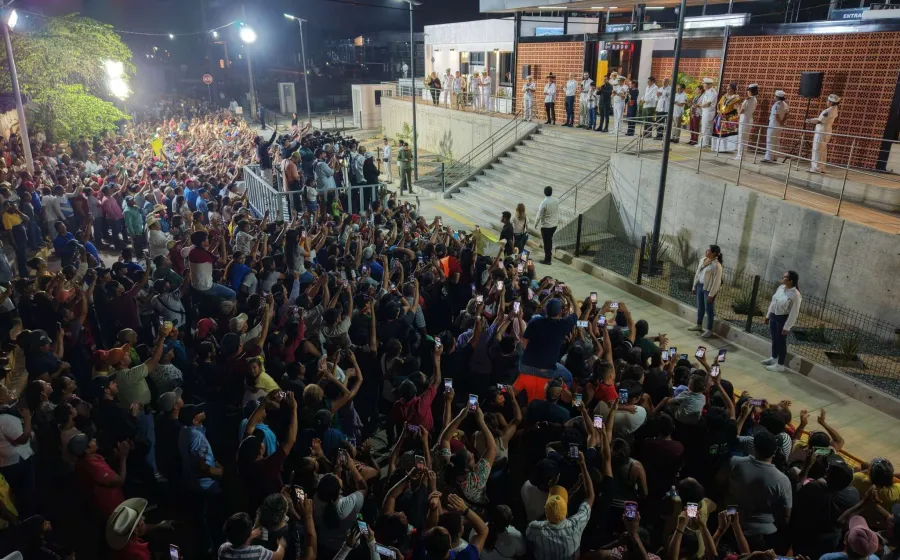Presidenta Sheinbaum inauguró la Estación Juchitán del Tren Interoceánico