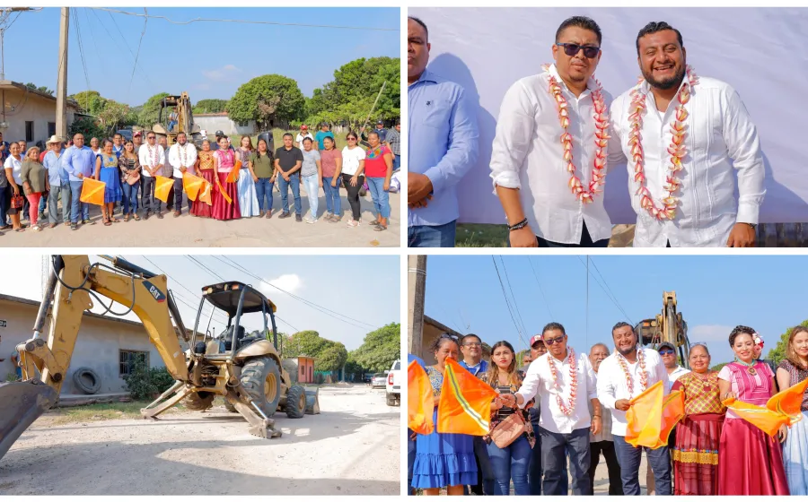 Arranca Miguel Quetú rehabilitación de avenidas en Chicapa de Castro 