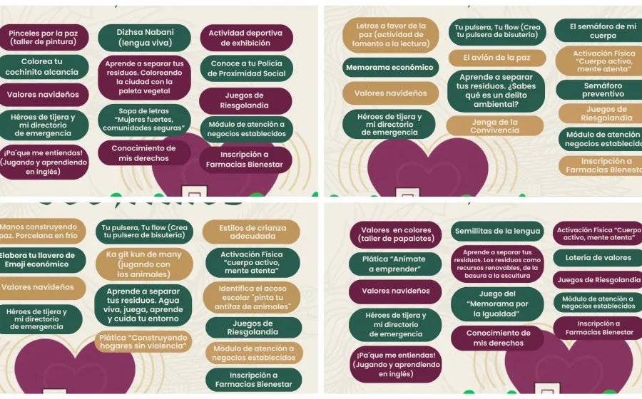 Oaxaca de Juárez invita a una nueva jornada de actividades de Latidos Vecinales del 27 al 30 de noviembre