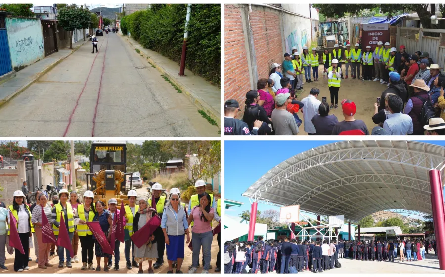 Continúa Nancy Benítez fortaleciendo infraestructura educativa y urbana