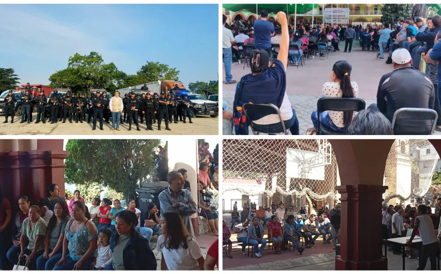 En paz avanzan en Oaxaca asambleas electivas en en municipios de Sistemas Normativos Internos