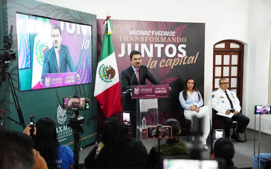 Ray Chagoya destaca avances en seguridad y trabajo coordinado en beneficio de Oaxaca de Juárez