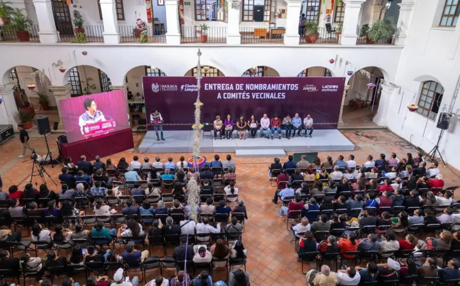 55 nuevos Comités Vecinales fortalecen la participación ciudadana en Oaxaca de Juárez