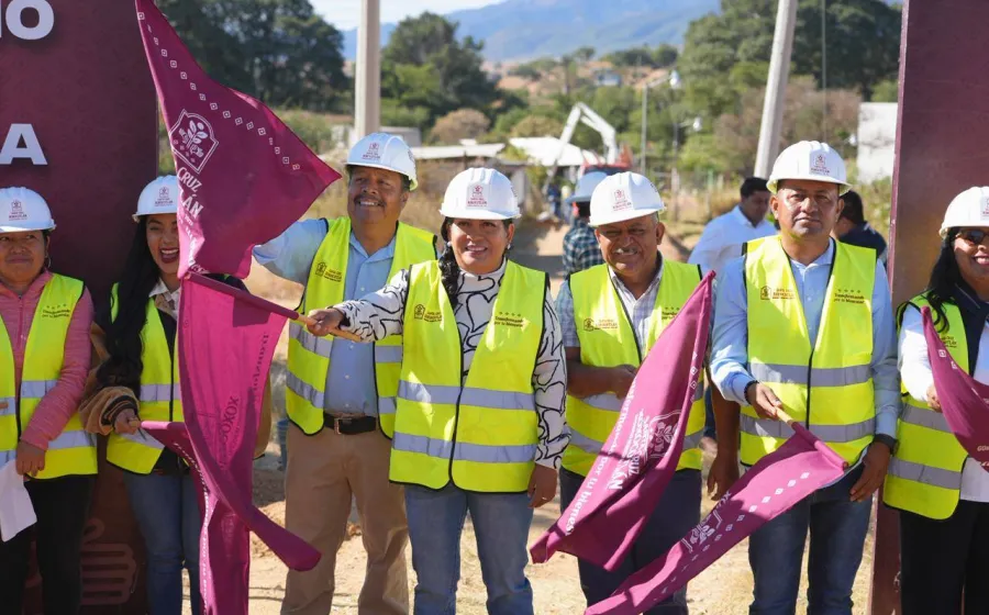 Inician en Xoxocotlán 11 obras; beneficiarán a más de 5 mil personas