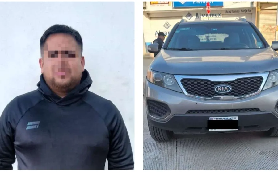 Policía Municipal asegura camioneta con reporte de robo activo y detiene a conductor