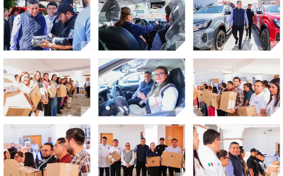 Fiscalía de Oaxaca realiza inversión más importante en la última década, entrega: vehículos, drones, computadoras y dota de tecnología para fortalecer infraestructura y operatividad