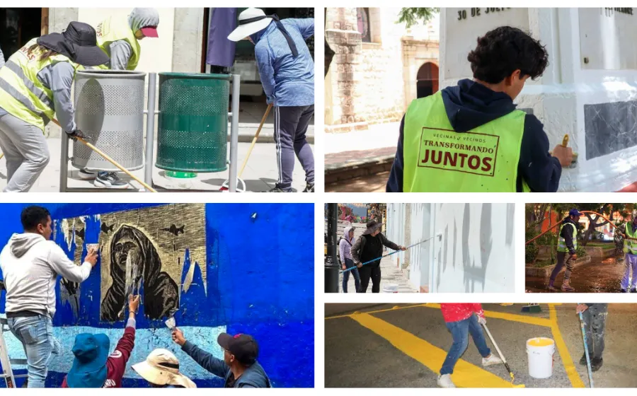 Primer año de gobierno: Oaxaca de Juárez registra avances en limpieza y embellecimiento urbano